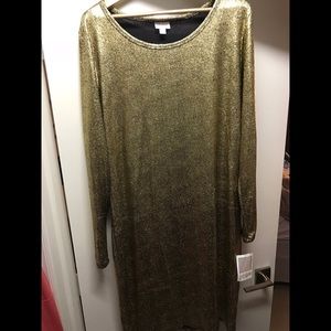 LulaRoe Elegant long sleeve Debbie dress